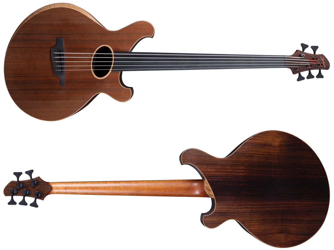 Svoboda 5 Sinker Redwood Fretless 32'' 1